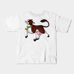 Happy Moo: Blaze Chocolate Kids T-Shirt